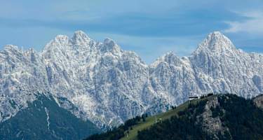 Loferer Steinberge mit Buchensteinwand