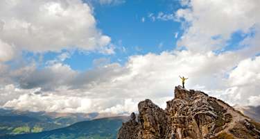 Am Gipfel des Burgstall