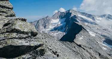 Blick auf Hochalmspitze vom Gipfel Säuleck