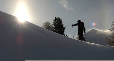 Skitour im Skigebiet Watles