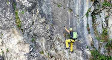City Wall Klettersteig in Salzburg am Kapuzinerberg