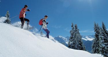 Schneeschuhwandern am Komperdellboden