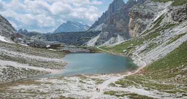 Am Weg von der Lavaredohütte in Richtung Büllelejochhütte