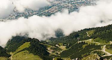 Blick vom Hafelekar Richtung Innsbruck