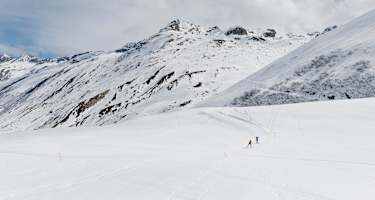 Langläufer auf der Bielerhöhe