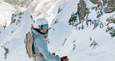 Einfahrt in die Valluga Nord