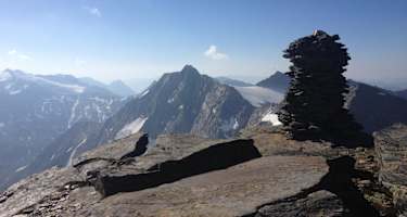 Hocharn mit Blick auf den Hohen Sonnblick
