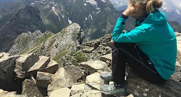 Am Gipfel der Kirchdachspitze ist man fernab aller Sorgen des Tales.