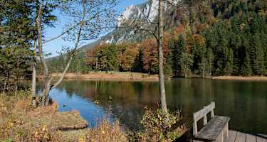 Inzell/Chiemgau im Herbst - der idyllisch gelegene Falkensee