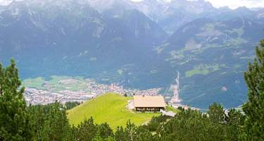 Die Frassenhütte oberhalb von Bludenz