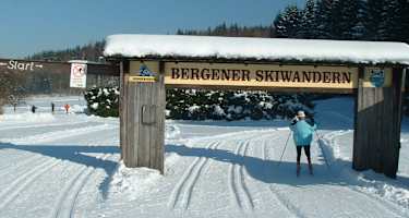 Langlaufloipe Bergen