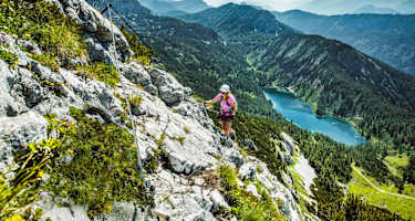 Traumhafte Aussichten vom Gamsblick Klettersteig