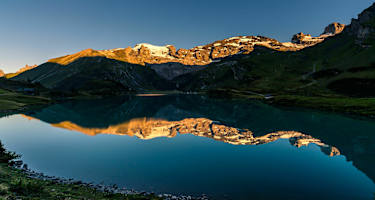 Herrliches Abendpanorama am Trübsee