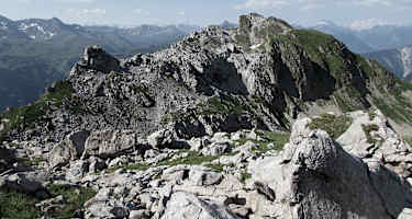 ein relativ einfach erreichbarer, aber einsamer Gipfel - die Glongspitze