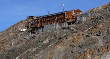 Aufstieg Gnifetti Hütte