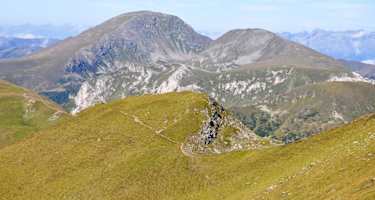 Gr. Rosennock (2.440 m) und rechts Kl. Rosennock (2.361 m)