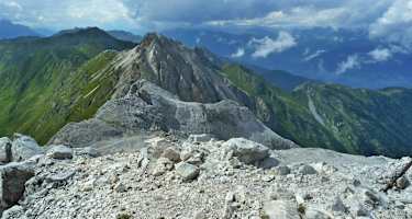Grenzverlauf am Karnischen Kamm Richtung Westen