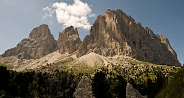 Die Grohmannspitze in der Langkofelgruppe