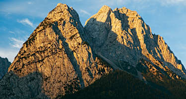 Kleiner und Großer Waxenstein im Morgenlicht