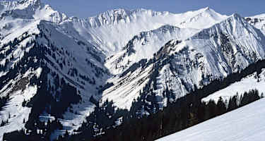 Die Güntlespitze ist die beliebteste Skitour ausgehend von Baad