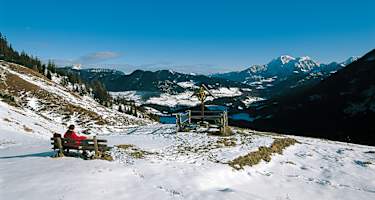 Beschaulicher Rastplatz an der Halsalm