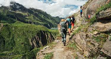 Aufstieg zum Heinrich-Schwaiger-Haus