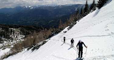 Aufstieg durch den Karlgraben