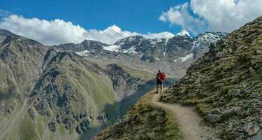 Auf dem Höhenweg zur Hintergrathütte.