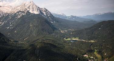 Blick auf die Wettersteinspitze