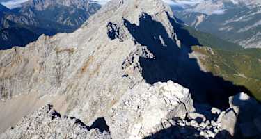 Blick auf den Barthgrad Richtung Sonntagskarspitze