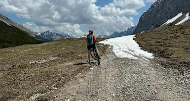 Hochalmsattel nach dem Karwendelhaus