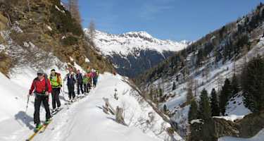 Sehr beliebet Skitour auf das Hochkreuz.