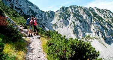 Ein Blick auf das Staufenmassiv Inzell