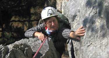 Kurz vor dem Stand der 1.Seillänge