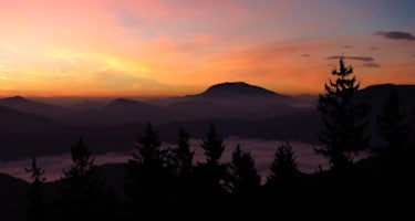 Sonnenaufgang am Hohenstein