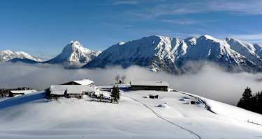 Hütten rund um die Falkenmoosalm