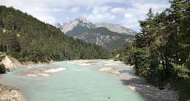 Die Isar bei Scharnitz