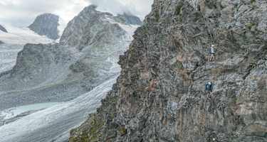 Der neue Klettersteig Britannia im Wallis