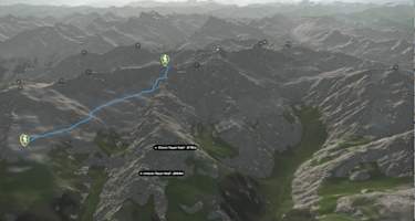 Übersicht Tour Krachelspitze