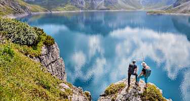 Bergwelten Wanderung Lünersee Vorarlberg