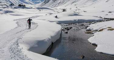 Langlaufen Vermut, Baggerloch