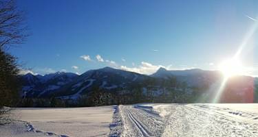 Langlaufrunde um den Kulmberg - sonnig und aussichtsreich