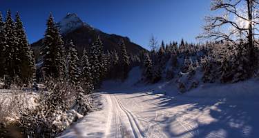 Die Langlaufloipe in Steinberg am Rofan