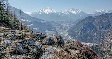 Blick von der Lärchecker Wand über das Berchtesgadener Tal