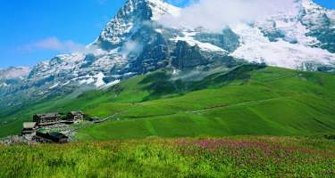 Blick auf die Kleine Scheidegg