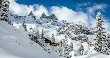 Die Drei Türme über der Lindauer Hütte.