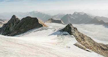 Die Ötztaler Alpen weisen noch immer die größten Gletscher der Ostalpen auf.