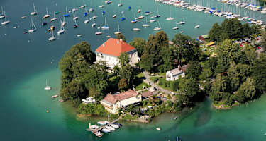 Halbinsel und Schloss Maria-Loretto