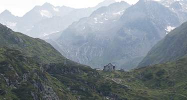 Aufstieg zur Franz-Senn-Hütte.
