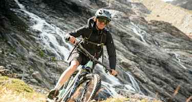 Biketour im Saastal zum Mattmark Stausee